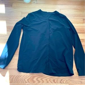 Black Lululemon Design Shirt with draped back